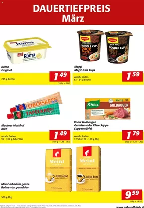 Nah & Frisch Katalog in Steyr | Exklusive Deals und Schnäppchen | 2025-03-03T00:00:00.000Z - 2025-03-31T00:00:00.000Z