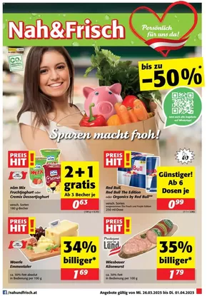 Nah & Frisch Katalog in Steyr | Tolle Rabatte auf ausgewählte Produkte | 2025-03-26T00:00:00.000Z - 2025-04-01T00:00:00.000Z