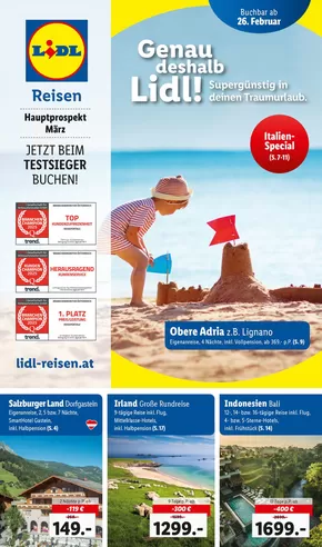 Lidl Katalog in Salzburg | Aktuelle Reiseprospekte Hauptprospekt März | 2025-02-26T00:00:00.000Z - 2025-03-28T00:00:00.000Z