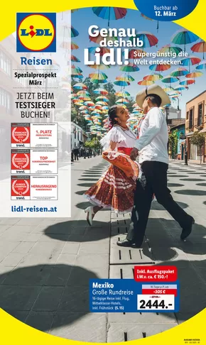 Lidl Katalog in Salzburg | Aktuelle Reiseprospekte Themenprospekt März | 2025-03-12T00:00:00.000Z - 2025-04-15T00:00:00.000Z