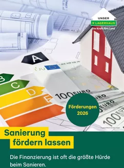Lagerhaus Katalog in Wernstein am Inn | Folder hausbau und sanierung fordern lassen | 2026-01-01T00:00:00.000Z - 2026-12-31T00:00:00.000Z