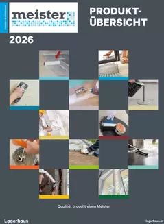 Lagerhaus Katalog in Wernstein am Inn | Meister katalog | 2026-01-01T00:00:00.000Z - 2026-12-31T00:00:00.000Z