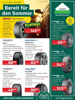 Lagerhaus Graz Land Katalog in Wernstein am Inn | Lagerhaus Graz Land Sommerreifen Felgen Zubehör 2026 | 2026-04-01T00:00:00.000Z - 2026-04-30T00:00:00.000Z