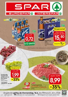 Spar Katalog | Spar flugblatt | 2026-04-16T00:00:00.000Z - 2026-04-22T00:00:00.000Z