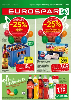 Eurospar Katalog in Bad Ischl | Attraktive Sonderangebote für alle | 2025-04-10T00:00:00.000Z - 2025-04-23T00:00:00.000Z