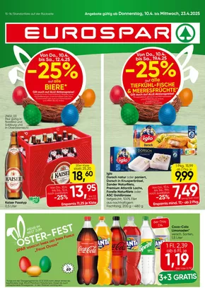 Eurospar Katalog in Feldkirch | Tolles Angebot für alle Kunden | 2025-04-10T00:00:00.000Z - 2025-04-23T00:00:00.000Z