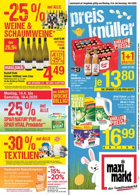 Maximarkt Katalog in Salzburg | Sonderangebote für Sie | 2025-04-14T00:00:00.000Z - 2025-04-19T00:00:00.000Z