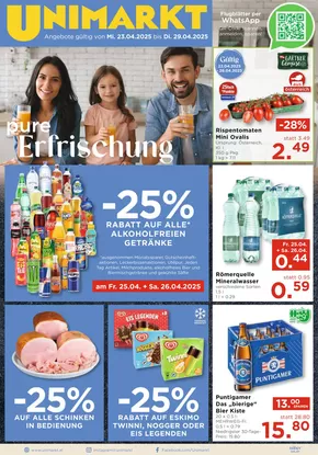 Unimarkt Katalog | Unimarkt flugblatt | 2025-04-23T00:00:00.000Z - 2025-04-29T00:00:00.000Z