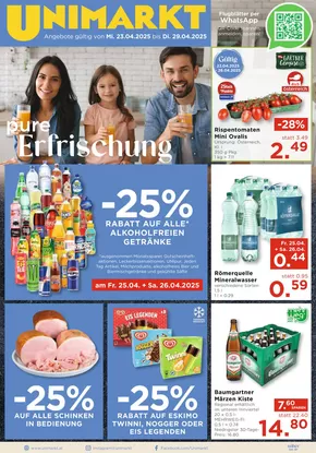 Unimarkt Katalog in Seekirchen am Wallersee | Neue Angebote zum Entdecken | 2025-04-23T00:00:00.000Z - 2025-04-29T00:00:00.000Z