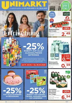 Unimarkt Katalog in Seekirchen am Wallersee | Tolles Angebot für Schnäppchenjäger | 2025-04-23T00:00:00.000Z - 2025-04-29T00:00:00.000Z