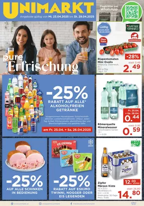 Unimarkt Katalog in Seekirchen am Wallersee | Exklusive Deals und Schnäppchen | 2025-04-23T00:00:00.000Z - 2025-04-29T00:00:00.000Z