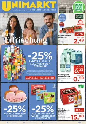 Unimarkt Katalog in Seekirchen am Wallersee | Unsere besten Angebote für Sie | 2025-04-23T00:00:00.000Z - 2025-04-29T00:00:00.000Z