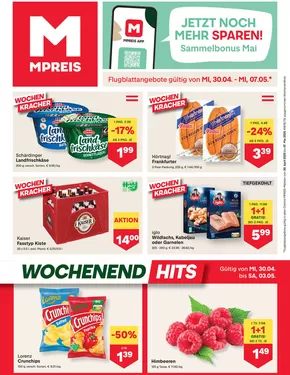 MPreis Katalog in Obertilliach | Neue Angebote zum Entdecken | 2025-05-01T00:00:00.000Z - 2025-05-07T00:00:00.000Z