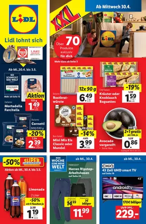 Lidl Katalog in Freistadt | Aktuelle Flugblätter Ab Mittwoch 30.4. | 2025-04-30T00:00:00.000Z - 2025-05-07T00:00:00.000Z
