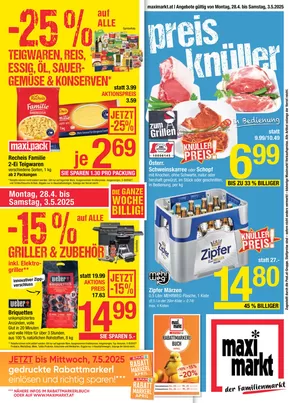 Maximarkt Katalog in Zell am See | Neue Angebote zum Entdecken | 2025-04-28T00:00:00.000Z - 2025-05-03T00:00:00.000Z