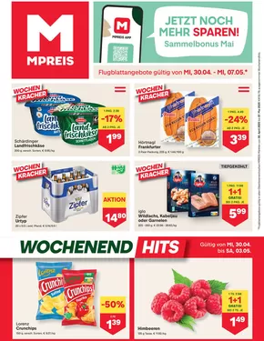 MPreis Katalog in Bürmoos | Top-Deals für alle Kunden | 2025-05-01T00:00:00.000Z - 2025-05-07T00:00:00.000Z