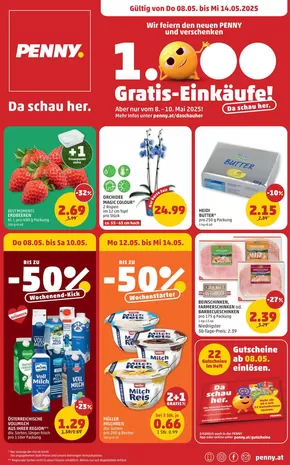 Penny Katalog in Klagenfurt am Wörthersee | Neue Angebote zum Entdecken | 2025-05-08T00:00:00.000Z - 2025-05-14T00:00:00.000Z