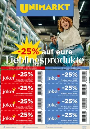 Unimarkt Katalog in Aich | Aktuelle Sonderaktionen | 2025-05-07T00:00:00.000Z - 2025-05-20T00:00:00.000Z