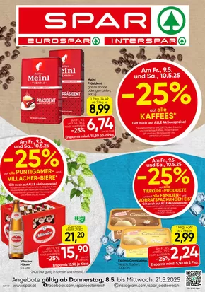Eurospar Katalog | Attraktive Angebote entdecken | 2025-05-08T00:00:00.000Z - 2025-05-21T00:00:00.000Z