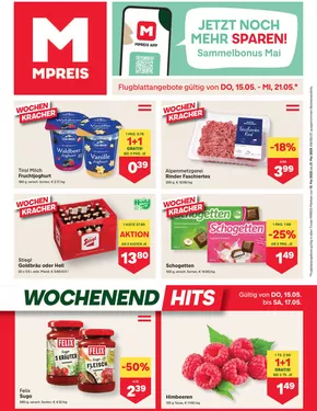 MPreis Katalog in Kirchberg in Tirol | Top-Deals für alle Kunden | 2025-05-15T00:00:00.000Z - 2025-05-21T00:00:00.000Z