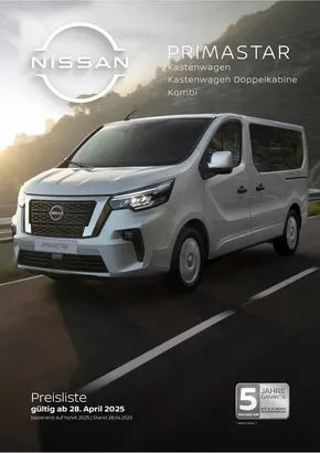 Nissan Katalog in Lauterach | Primastar Kombi | 2025-05-11T00:00:00.000Z - 2026-05-11T00:00:00.000Z