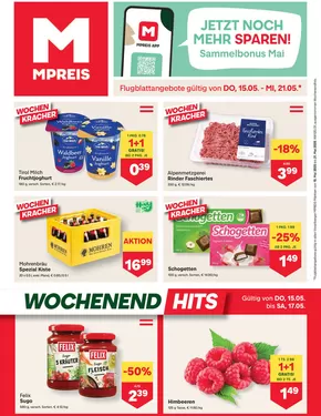 MPreis Katalog in St. Anton am Arlberg | Top-Angebote für alle Schnäppchenjäger | 2025-05-15T00:00:00.000Z - 2025-05-21T00:00:00.000Z