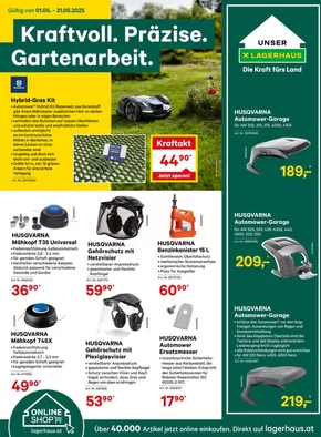 Lagerhaus Katalog in Molln | Folder Gartentechnik 2025 | 2025-05-01T00:00:00.000Z - 2025-05-31T00:00:00.000Z