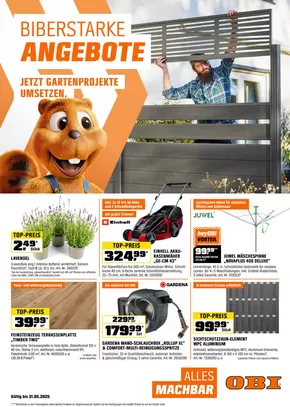 OBI Katalog in Nenzing | BIBERSTARKE ANGEBOTE | 2025-04-29T00:00:00.000Z - 2025-05-31T00:00:00.000Z