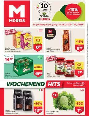 MPreis Katalog | Top-Deals und Rabatte | 2025-05-22T00:00:00.000Z - 2025-05-27T00:00:00.000Z