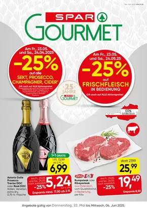 SPAR-Gourmet Katalog in Wien | SPAR-Gourmet flugblatt | 2025-05-22T00:00:00.000Z - 2025-06-04T00:00:00.000Z