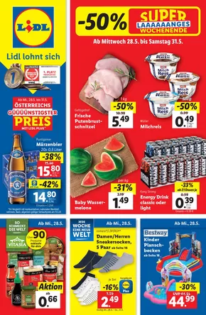Lidl Katalog in Wien | Aktuelle Flugblätter Ab Mittwoch 28.5. | 2025-05-28T00:00:00.000Z - 2025-06-04T00:00:00.000Z