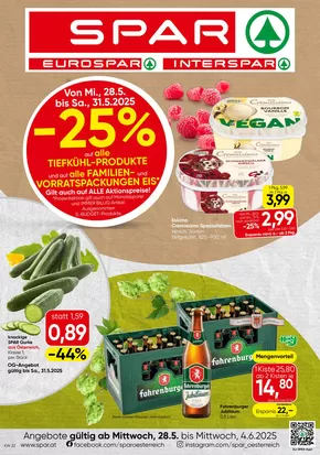 Spar Katalog in Wien | Spar flugblatt | 2025-05-28T00:00:00.000Z - 2025-06-04T00:00:00.000Z