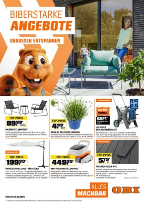 OBI Katalog in Wien | BIBERSTARKE ANGEBOTE | 2025-05-31T00:00:00.000Z - 2025-06-15T00:00:00.000Z