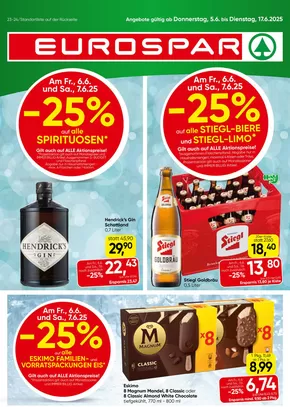 Eurospar Katalog in Bludenz | Top-Angebote für Sparfüchse | 2025-06-05T00:00:00.000Z - 2025-06-17T00:00:00.000Z