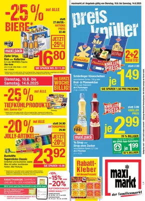 Maximarkt Katalog | Aktuelle Sonderaktionen | 2025-06-10T00:00:00.000Z - 2025-06-14T00:00:00.000Z