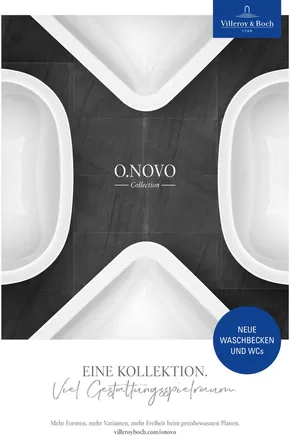 Villeroy & Boch Katalog in Braunau am Inn | onovo brochure de | 2025-06-06T00:00:00.000Z - 2025-12-31T00:00:00.000Z