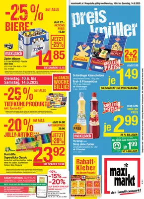 Maximarkt Katalog | Neue Angebote zum Entdecken | 2025-06-10T00:00:00.000Z - 2025-06-14T00:00:00.000Z
