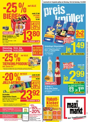 Maximarkt Katalog | Top-Angebote für alle Schnäppchenjäger | 2025-06-10T00:00:00.000Z - 2025-06-14T00:00:00.000Z