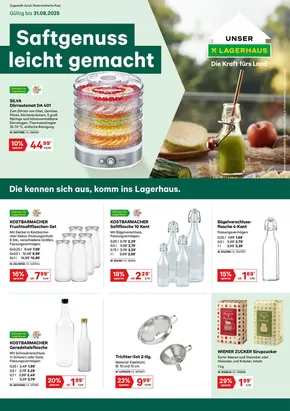 Lagerhaus Katalog in Engerwitzdorf | Einkochen & kostbar machen | 2025-06-09T00:00:00.000Z - 2025-08-31T00:00:00.000Z