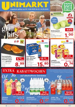 Unimarkt Katalog | Unimarkt flugblatt | 2025-06-11T00:00:00.000Z - 2025-06-24T00:00:00.000Z