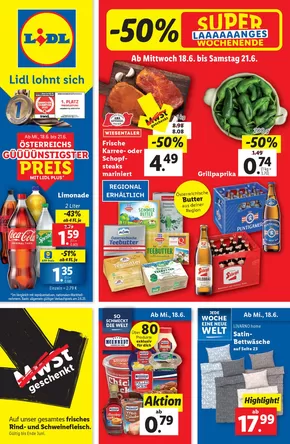 Lidl Katalog in Wolfsberg | Exklusive Schnäppchen | 2025-06-18T00:00:00.000Z - 2025-06-25T00:00:00.000Z