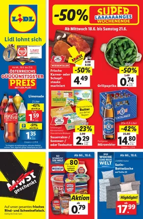 Lidl Katalog in Spittal an der Drau | Aktuelle Flugblätter Ab Mittwoch 18.6. | 2025-06-18T00:00:00.000Z - 2025-06-25T00:00:00.000Z