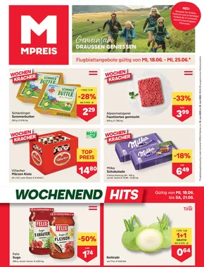 MPreis Katalog in Velden am Wörther See | Tolles Angebot für alle Kunden | 2025-06-18T00:00:00.000Z - 2025-06-25T00:00:00.000Z