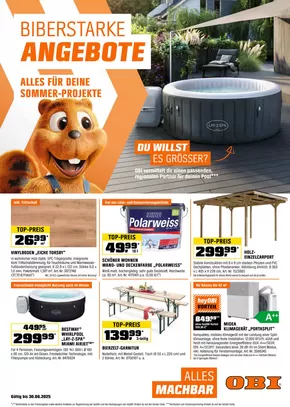 OBI Katalog in Ternberg | BIBERSTARKE ANGEBOTE | 2025-05-31T00:00:00.000Z - 2025-06-30T00:00:00.000Z