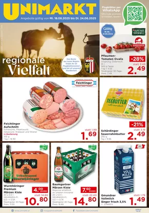 Unimarkt Katalog in Arnfels | Exklusive Deals für unsere Kunden | 2025-06-18T00:00:00.000Z - 2025-06-24T00:00:00.000Z