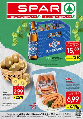 Spar Katalog in Haslau-Maria Ellend | Jetzt sparen mit unseren Deals | 2025-06-18T00:00:00.000Z - 2025-07-02T00:00:00.000Z