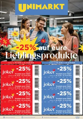 Unimarkt Katalog in Linz | Aktuelle Sonderaktionen | 2025-06-18T00:00:00.000Z - 2025-07-01T00:00:00.000Z