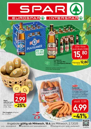 Eurospar Katalog in Hart bei Graz | Angebote für Schnäppchenjäger | 2025-06-18T00:00:00.000Z - 2025-07-02T00:00:00.000Z