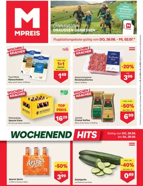 MPreis Katalog in Hohenems | Top-Deals und Rabatte | 2025-06-26T00:00:00.000Z - 2025-07-02T00:00:00.000Z