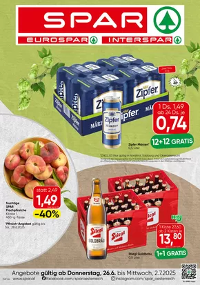 Eurospar Katalog in Hart bei Graz | Sonderangebote für Sie | 2025-06-26T00:00:00.000Z - 2025-07-02T00:00:00.000Z